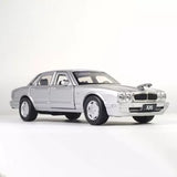 1:36 Jaguar XJ6 Model Car Alloy Diecast Collection Kids Gift Toy Vehicle Silver Toy