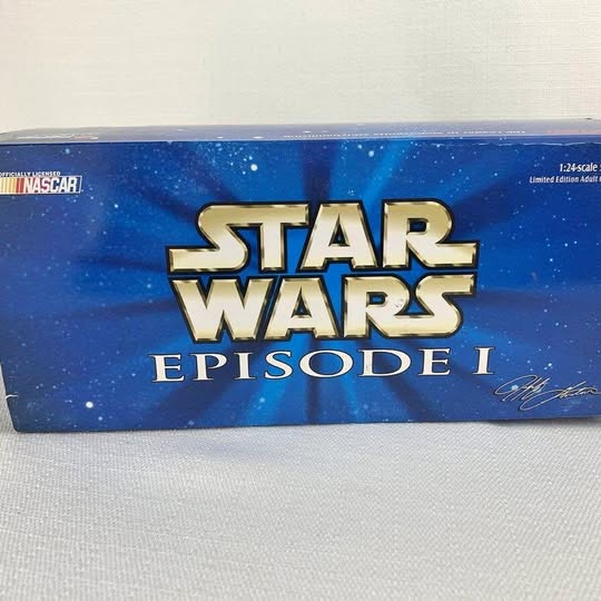 Star Wars Episode I 1:24 diecast car box with STAR WARS logo