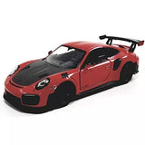 Kinsmart Porsche 911 GT2 RS 2010 Crimson Red Hardtop 1:36 Scale Diecast Car Toy
