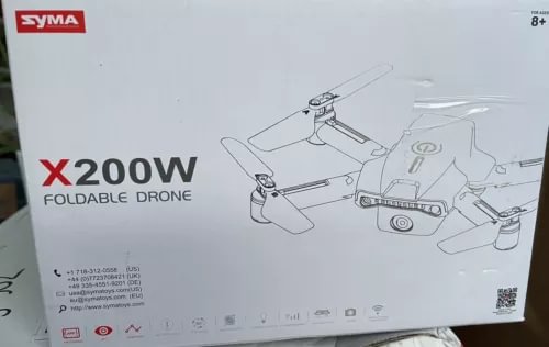 SYMA X200  Portable Indoor Quadcopter Foldable Drone BLACK - NEW Drone