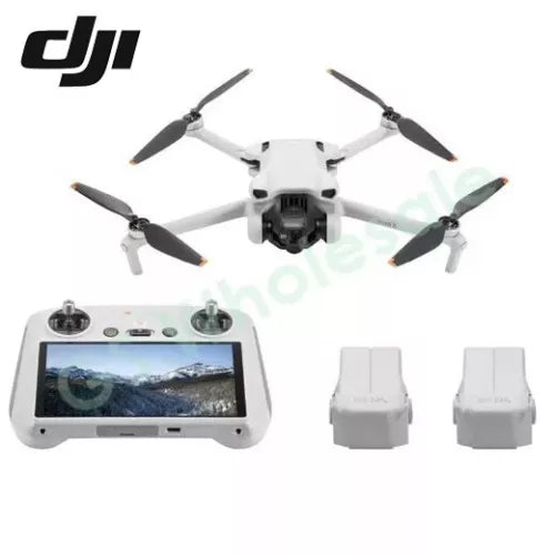 DJI mini 3 camera drone with remote controller and two spare batteries