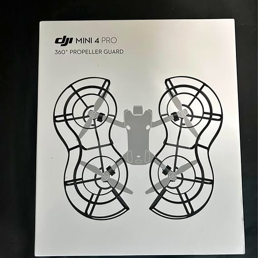 DJI Mini 4 Pro 360 propeller guard box with propeller guard diagram