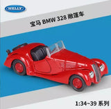 Welly 1:36 BMW 328 Diecast Vintage Car Vehicles New in Box Toy
