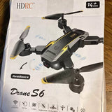S6 dronedrones with camera for adults 4k hovering overhead shot brushless motor fpv intelligent San Antonio TX Drone