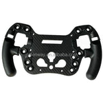 Custom Made Forged 3k Carbon Fiber Steering Wheel with Silicon Grips for Racing Car Steering Wheel Drone