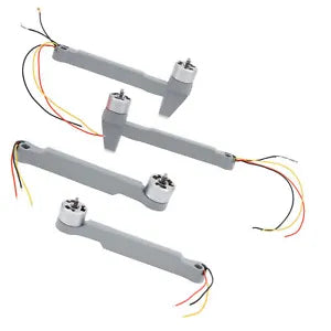 Aluminum alloy RC motor arm accessory set with wired mounts