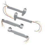 Aluminum alloy RC motor arm accessory set with wired mounts