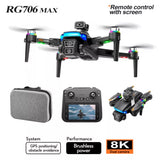GPS Drone 4K/6K/8K Dual Camera Brushless Motor 4-Side Obstacle Avoidance 2000M Drone