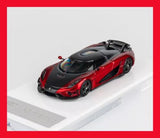 JUN 2024 TPC 1/64 Koenigsegg Regera METALLIC RED CARBON Diecast Model Car Parts