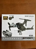 DRONE Professional Drone Ultra HD 4K Dual Camera Black MSRP $199 Drone
