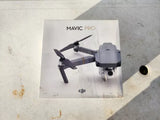 DJI Mavic Pro quadcopter drone with attached camera gimbal