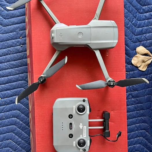 DJI Mavic Air 2 drone with dual cameras and propellers, plus controller