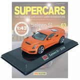 Panini Supercars Collection 63 - Saleen S1 2018 Diecast Model with Magazine Parts