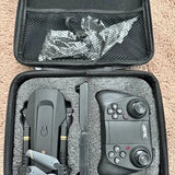 Richie drone kit case with controller and drone body, gray and dark gray
