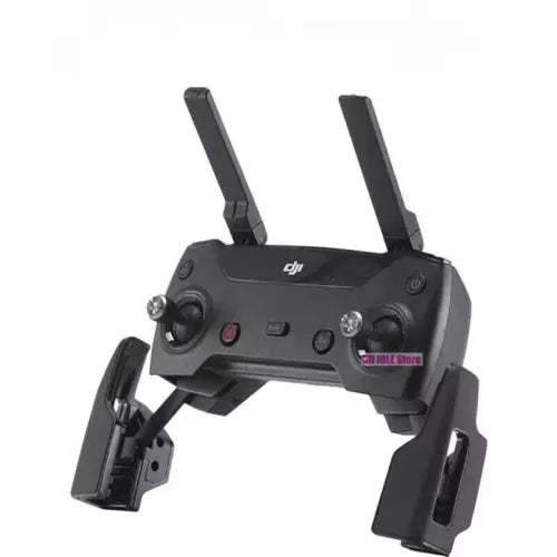 DJI Spark remote controller with dual antennas, joysticks, and buttons, black
