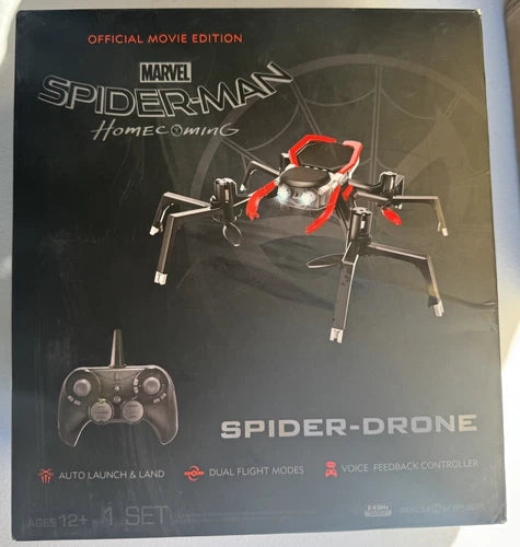 Sky Viper 01748 Spider-Man Homecoming Edition Quadcopter - Black New Drone Drone
