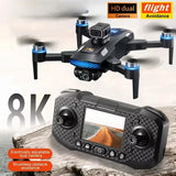 Drone Professional 8K Dual Aerial Photography Camera with Screen Remote Control Drone