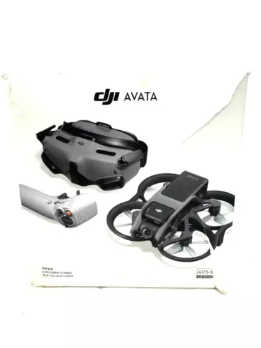 DJI Avata drone combo with goggles and motion controller, black and gray