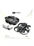 DJI Avata drone combo with goggles and motion controller, black and gray