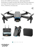 Drone with 1080P Dual HD Camera - 2024 Upgradded RC Quadcopter for Adults and... Drone