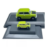 Mr Bean Classic Austin Mini Cooper Diecast car Pair 1:148 1:76 Scale Oxford Parts
