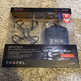 Stunt drone box with Propel SPYDER palm-sized drone and remote controller