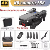 Quadcopter drone with gray body and no-camera design