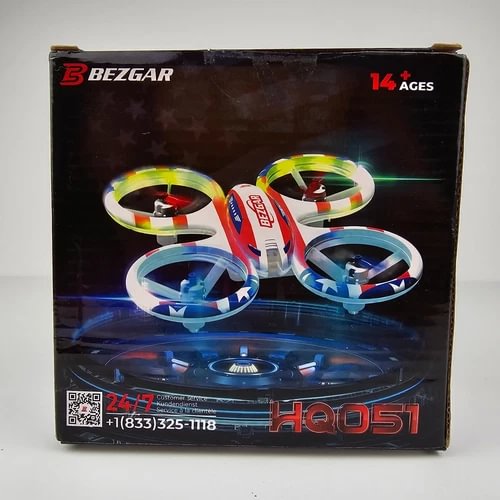 Kids RC mini drone box with LED light design, HQ051 label