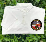Joint us and uk air force mq 9 reaper drone 1000 op hours polo shirt Drone