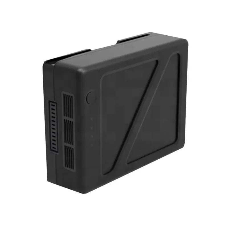 Intelligent flight battery pack, dark gray with side vents and connector panel