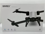 SIMREX X900 RC Drone 1080P HD Camera WiFi Live Video Foldable FPV Quadcopter Wte Drone