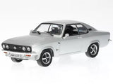 Opel Manta A GT/E silver diecast model car in acrylic show case Eaglemoss 1:43 Parts