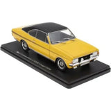 MAG 1:24 Scale Diecast Car - 1970 Opel Commodore A GS/E in Yellow - Blister Pack Parts