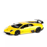 1:36 Scale Lamborghini Murcielago LP670-4 SV Model Car Diecast Toy Cars Yellow Toy