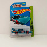 Aqua Blue 1970 Plymouth Superbird Car Hot Wheels Diecast HW Workshop 229/250 Ships to you