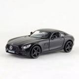 1:36 AMG GTS Model Car Diecast Toy Cars Toys for Boys Girls Kids Matte Black Toy