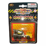 Motor Max Construction Plastic Diecast Concrete Mixer 66000 Yellow Silver C.67 Parts