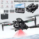 Drone 8K Brushless HD Triple Camera Intelligent Obstacle Quadcopter USA Drone