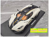 GT Spirit 1:18 Koenigsegg Regera Resin Diecast Model Car Toys Ornaments White Parts