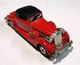 Vintage Tomica Tomy F52 Red 1937 Packard Coupe Roadster 1/72 Diecast Japan Parts