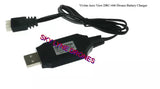 Vivitar drone battery USB charger with black USB cable and connector