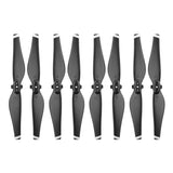 Black drone propeller blades with hub, quick-release style, set of multiple blades