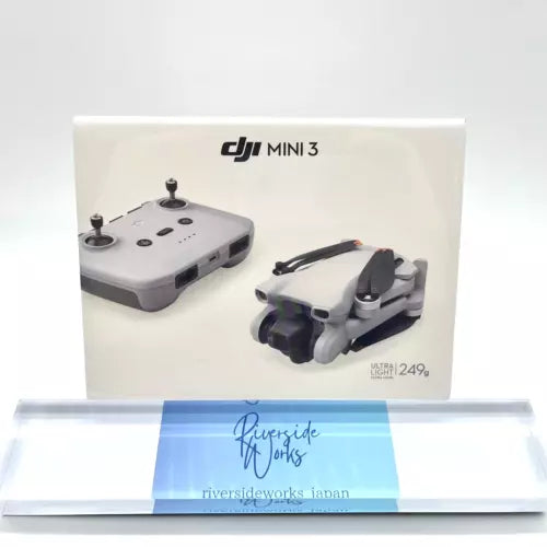 DJI Mini 3 drone and remote controller shown on retail box