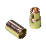 10mm gold-plated RC bullet connector pair, one male plug and one female socket