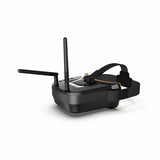 VR009 5.8G 40CH Auto-Searching Double Antennas FPV Goggles 3.0 Inch 480*320 LCD Screen Built-in Battery for RC Drone Beginner Drone