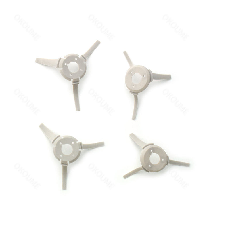 Gimbal rubber shock absorber dampers, four-piece set with circular mounts
