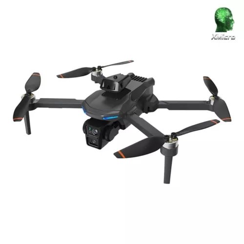 XMicro micro drone with four propellers and dual-lens camera module