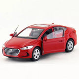1:36 Hyundai Elantra Model Car Diecast Toy Vehicle Toys for Kids Boys Gifts Red Toy