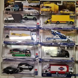 Nashua NH diecast car set in clear blister packaging with multiple car models