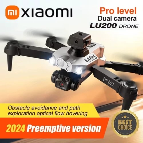 Black Xiaomi LU200 drone with dual camera and gimbal